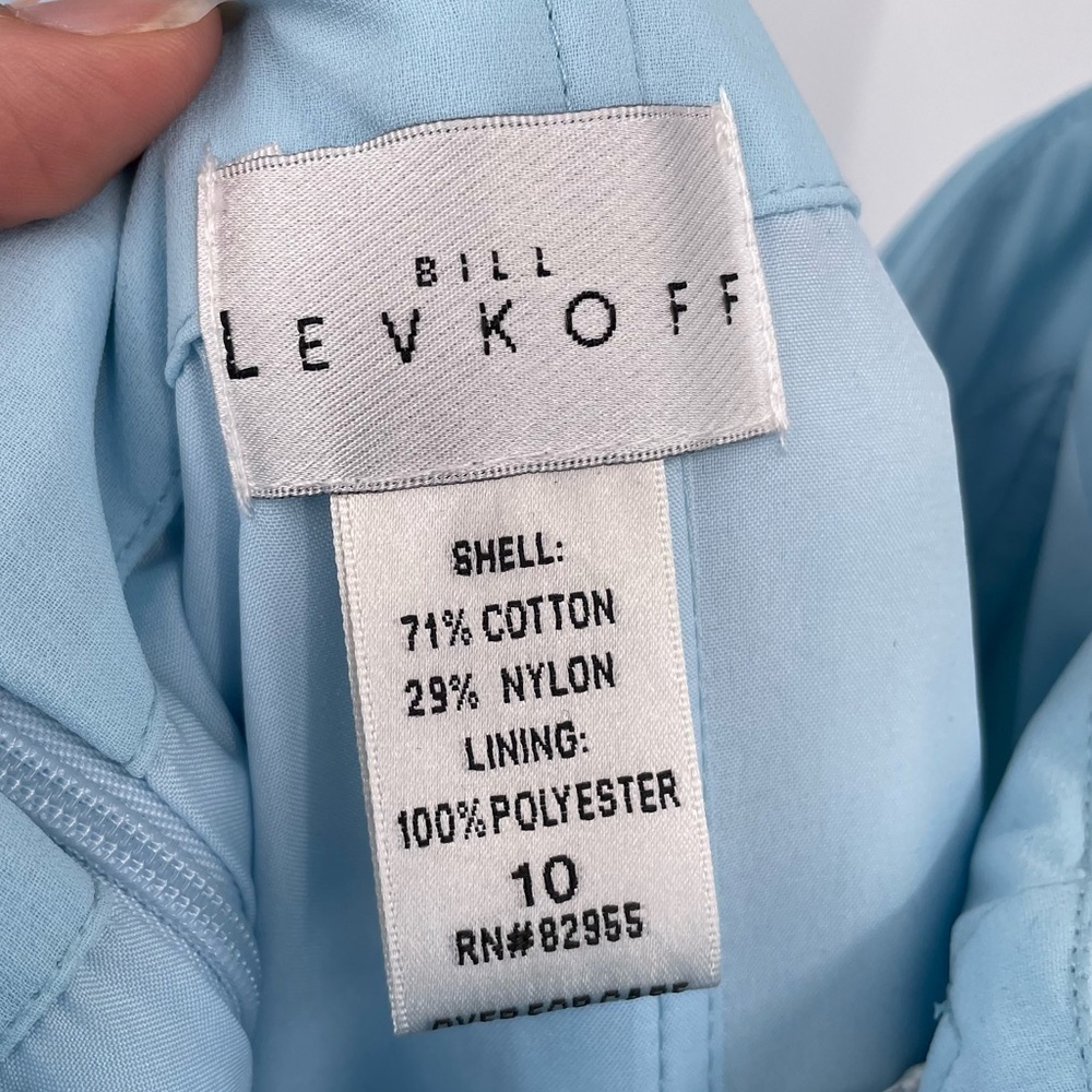 NEW! Bill Levkoff Capri Blue Formal Dress - Picture 10 of 12